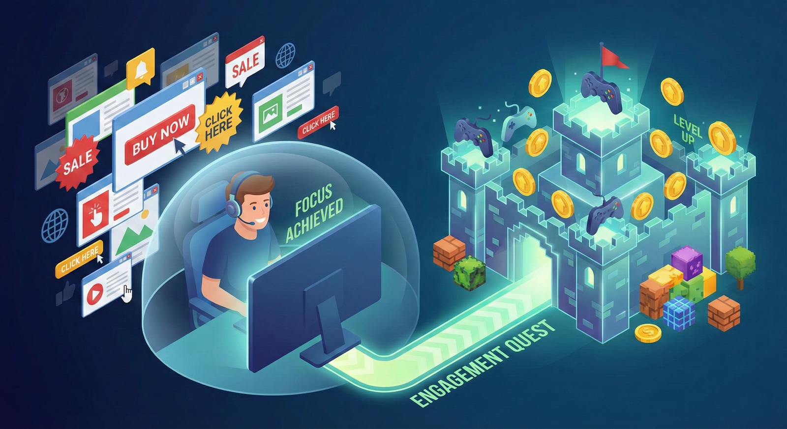 Jeu vidéo et distractions numériques.